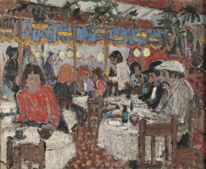 null Marko STUPAR (born 1936)

At the café

Oil on canvas.

Signed down in the center.

60...