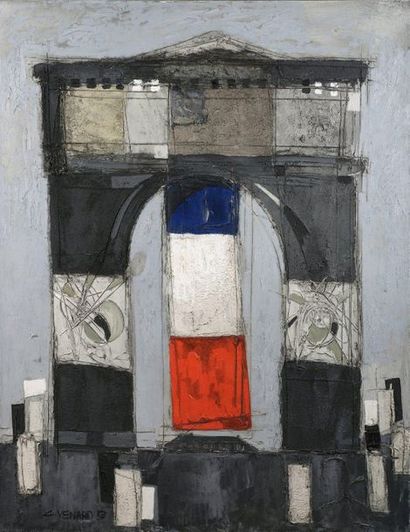 null Claude VENARD (1913-1999)

The Arc de Triomphe on November 11, 1956

Oil on...