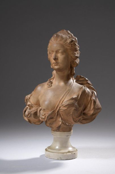 null 19th century FRENCH school, imitator of Augustin PAJOU (1730-1809)

Female bust

Little...