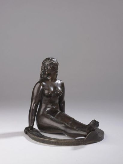 null Raymond RIVOIRE (1884-1966)

Nude with horseshoe

Bronze with a brown patina.

Signed...