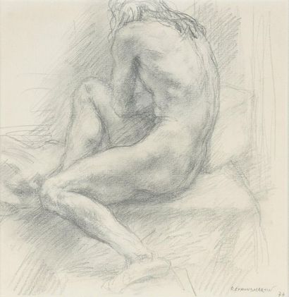 null Raymond MARTIN (1910-1992)

Long-haired man, 1974

Lead pencil.

Signed (bottom...