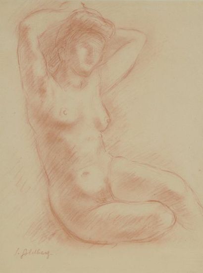null Simon GOLDBERG (1913-1985)

Female nude styling

Blood.

Signed lower left S....
