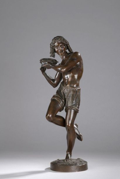  Francisque DURET (1804-1865) 
Young fisherman dancing the Tarantella (a souvenir...