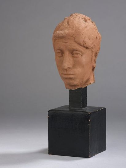 null Félix DESRUELLES (1865-1943)

Presumed Self-Portrait

Small terracotta mask.

Signed...