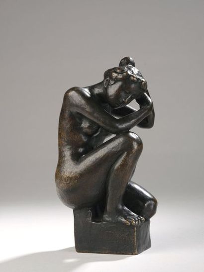 null Aristide MAILLOL (1861-1944)


Jeune fille accroupie, 1900


Épreuve en bronze,...