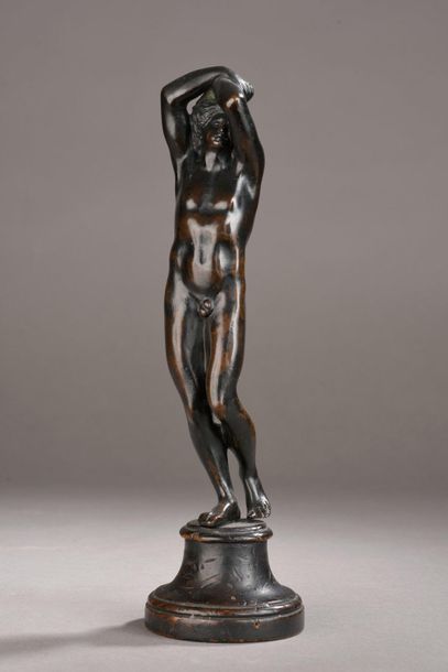 null Workshop of Barthélémy PRIEUR (1536-1611)

Narcissus or Ephebe

Bronze statuette...