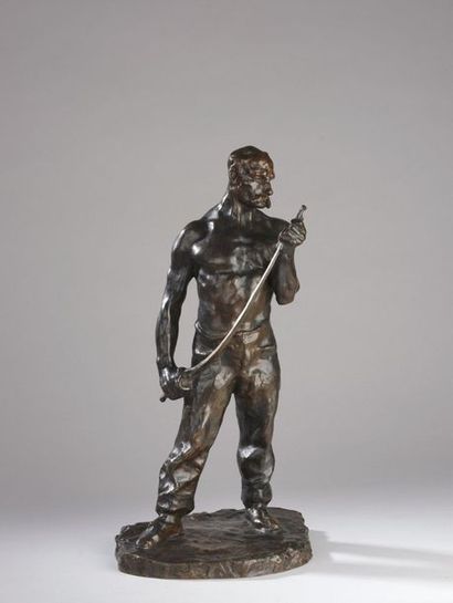 null Bernhard HOETGER (1874-1949)


Le maître d’armes


Bronze à patine brun clair...