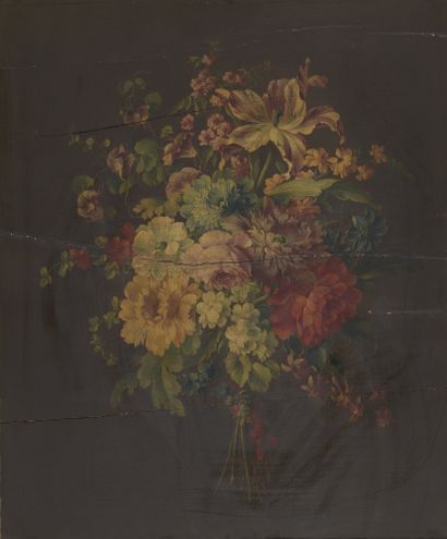 null École HOLLANDAISE du début du XIXe siècle


Bouquet de fleurs


Paire de panneaux.


68...