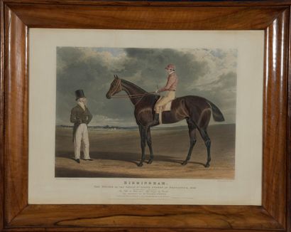  D’après John Frédérick HERRING (1795-1865)  
Birmingham, Winner of the St Leger...