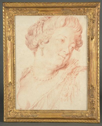 null FLAMANDE School of the 19th century, after Pierre-Paul RUBENS

Portrait of Marie...