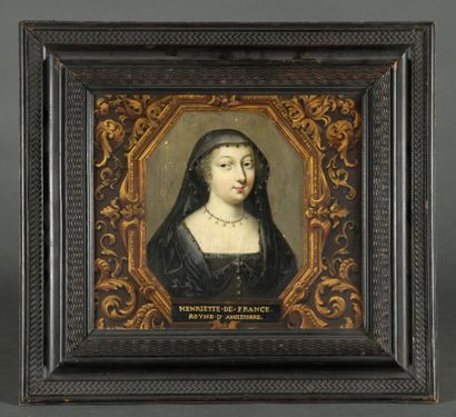 null 17th century FRENCH school

Portrait of Henriette de France

Panel prepared.

29...