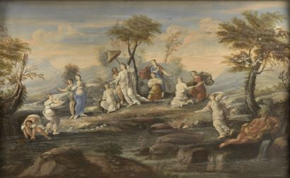 null FRENCH school around 1700

The abduction of the Sabines

Moses saved from the...