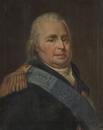 null 19th century FRENCH school, after Antoine-Jean GROS

Portrait of Louis XVIII

On...