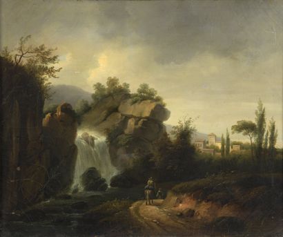 null Early 19th century HOLLAND school

Waterfall Landscape

On its original canvas.

46...