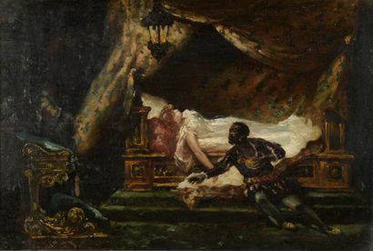 null Attribué à Fernand CORMON (1845-1924)


Othello


Panneau, une planche.


28...