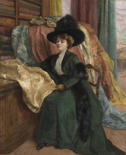 null Suzanne LELOIR (1885-1923)


L’embarras du choix ou L’élégante au chapeau


Huile...