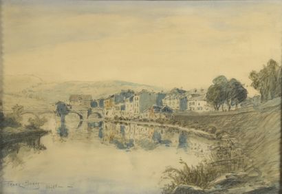 null FRANK-BOGGS (1855-1926)

The banks of the Tarn, Millau

Watercolour on paper....