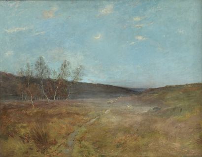null Émile NOIROT (1853-1924)


Berger et ses moutons, 1882


Huile sur toile. 


Signée...