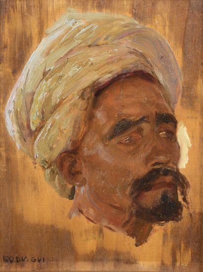 null Octave GUILLONNET (1872-1967)

Portrait of Oriental

Oil on panel.

Wears a...