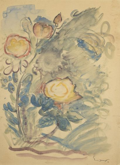 null Dans le goût d’Émile Othon FRIESZ (1879-1949)


Fleurs


Aquarelle sur papier.


Porte...