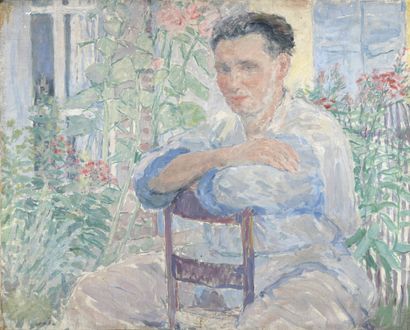 null NEO-IMPRESSIONIST school of the late 19th - early 20th century

Man sitting...