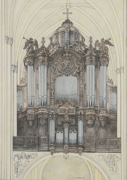 null J. P. LIAGRE (XXe siècle)


Grand orgue et le labyrinthe, 1991


Deux plumes...