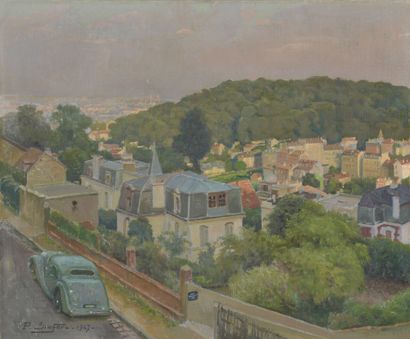 null Paul SIEFFERT (1874-1957)

Paris, seen from its surroundings (Sèvres or Chaville),...