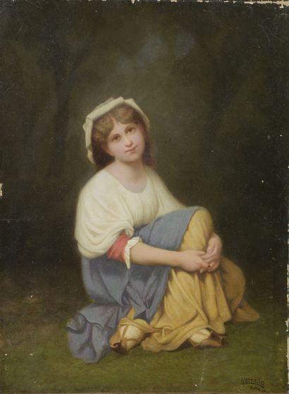 null Theodore VALERIO (1819-1879)

Roman maiden, 1844

Oil on canvas. 


Signed lower...