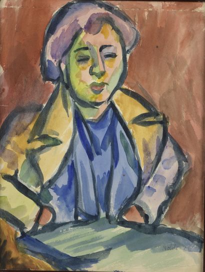 null 20th century school, follower of Emil Nolde

Portrait of a woman

Watercolour...