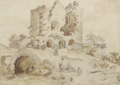 null Jean-Baptiste HILAIRE (1753-1812/32)


Ruines romaines en Italie,1779


Lavis...