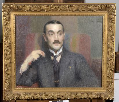 null Henri MARTIN (1860-1943)


Portrait du peintre Casasus


Huile sur toile. 


Signée...