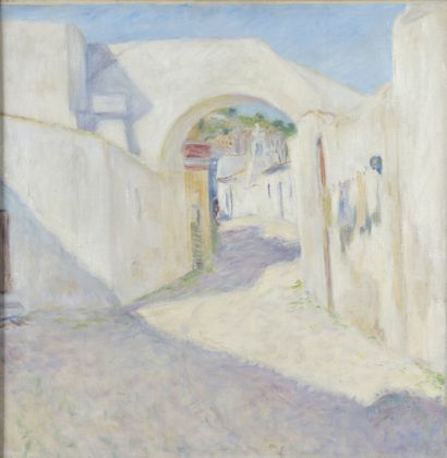 null Frederic Arthur BRIDGMAN (1847-1928)

House in the heights of Algiers, c. 1925

Oil...