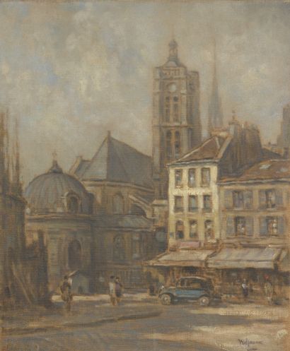 null Louis WILLAUME (1874-1949)


Église Saint-Laurent à Paris


Huile sur toile.


Signée...