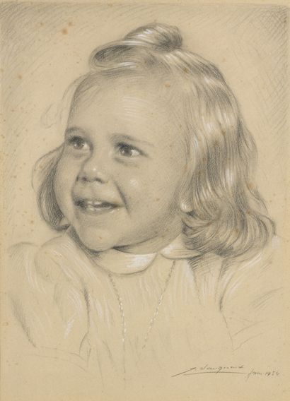 null J. DANQUEUX (20th century)

Portrait of a girl, January 1954

Pencil and white...