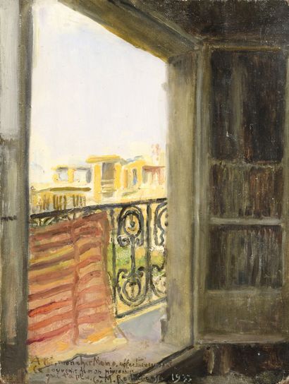 null Georges Antoine ROCHEGROSSE (1859-1938)

The balcony, 1933

Oil on panel. 


Signed...