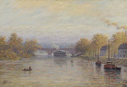 null In the taste of Albert GLEIZES (1881-1953)

Barge on the River, 1900

Oil on...