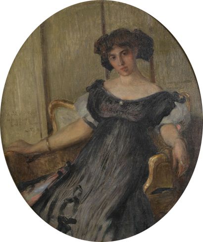 null Léon Jean Joseph FAURET (1863-1955)

Portrait of a young girl, 1907

Oil on...