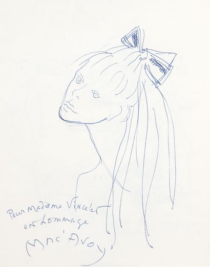 null Édouard Georges MAC AVOY (1905-1991)


Portrait de jeune fille au nœud


Stylo...