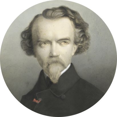 null André GILL (1840-1885)


Portrait d’Henri Rochefort


Pastel, fusain et craie...