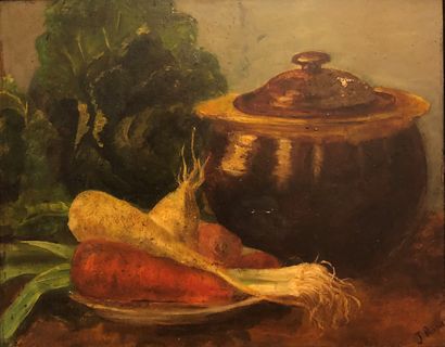 null J.ROCHE (20th century)

Still life at the basin

Still life with vegetables

Two...