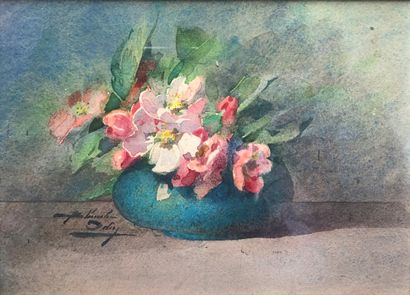 null Blanche ODIN (1865-1957)

Bouquet of flowers

Watercolor on paper signed lower...