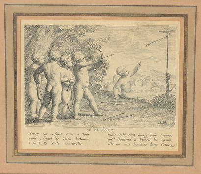  D'après Jacques Stella par Claudine Bouzonnet-Stella (1636-1697) 
Réunion de 6 gravures...