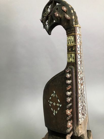 null Two Rabab lutes, Central Asia

Made of wood, skin, mother-of-pearl and bone

Small...