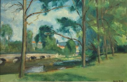 Gabriel Albert VENET (1884-1954) 
Landscape...
