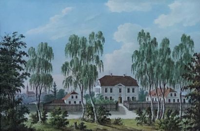 null German school of the end of the 19th century

Animated landscapes

Three watercolours...