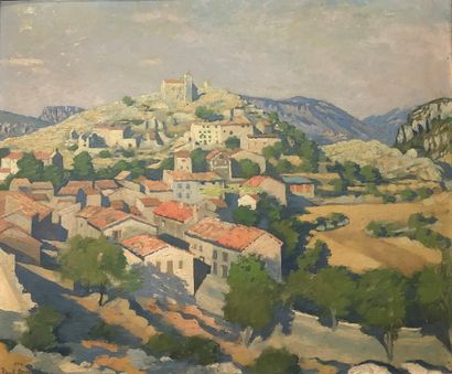 null Paul BRET (1902-1956)

View from Comps on Artuby, Var

Oil on board, signed...