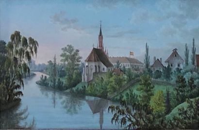 null Ecole allemande de la fin du XIXème siècle

Paysages animés

Trois aquarelles...