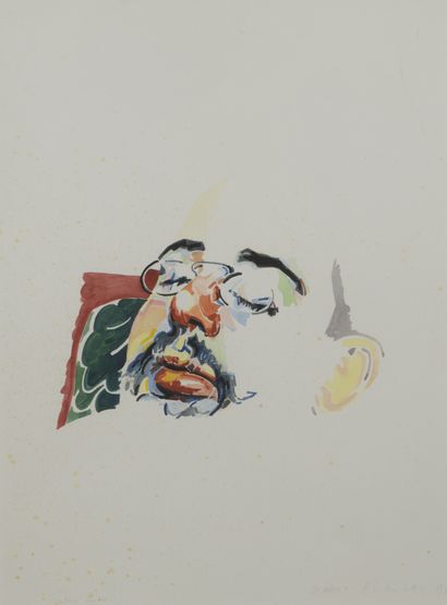 null Jean-Paul CHAMBAS (born in 1947)

Toulouse-Lautrec, 1987

Watercolor on paper...