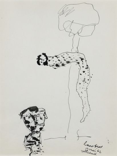 null LUCEBERT (1924-1984)

Untitled, 1962

Ink on paper signed and dated 19 May 62...