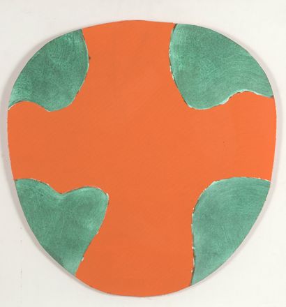 null 
Claude VIALLAT (born in 1936)




Untitled, 1977




Acrylic on fabric.




D. 46...